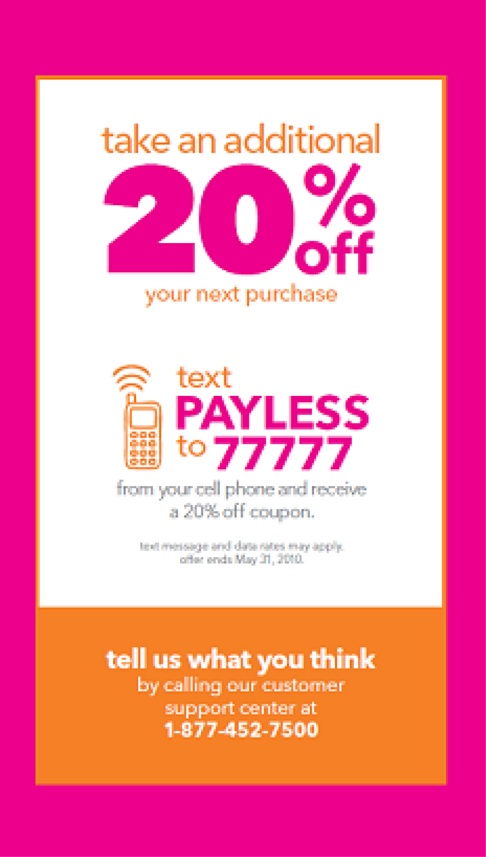 Payless Announces Canadian SMS Discount 