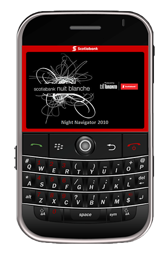 Blackberry Night Navigator App